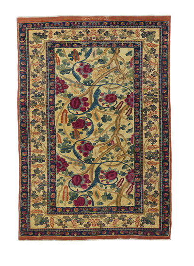 Antique Kerman Rug 4'0
