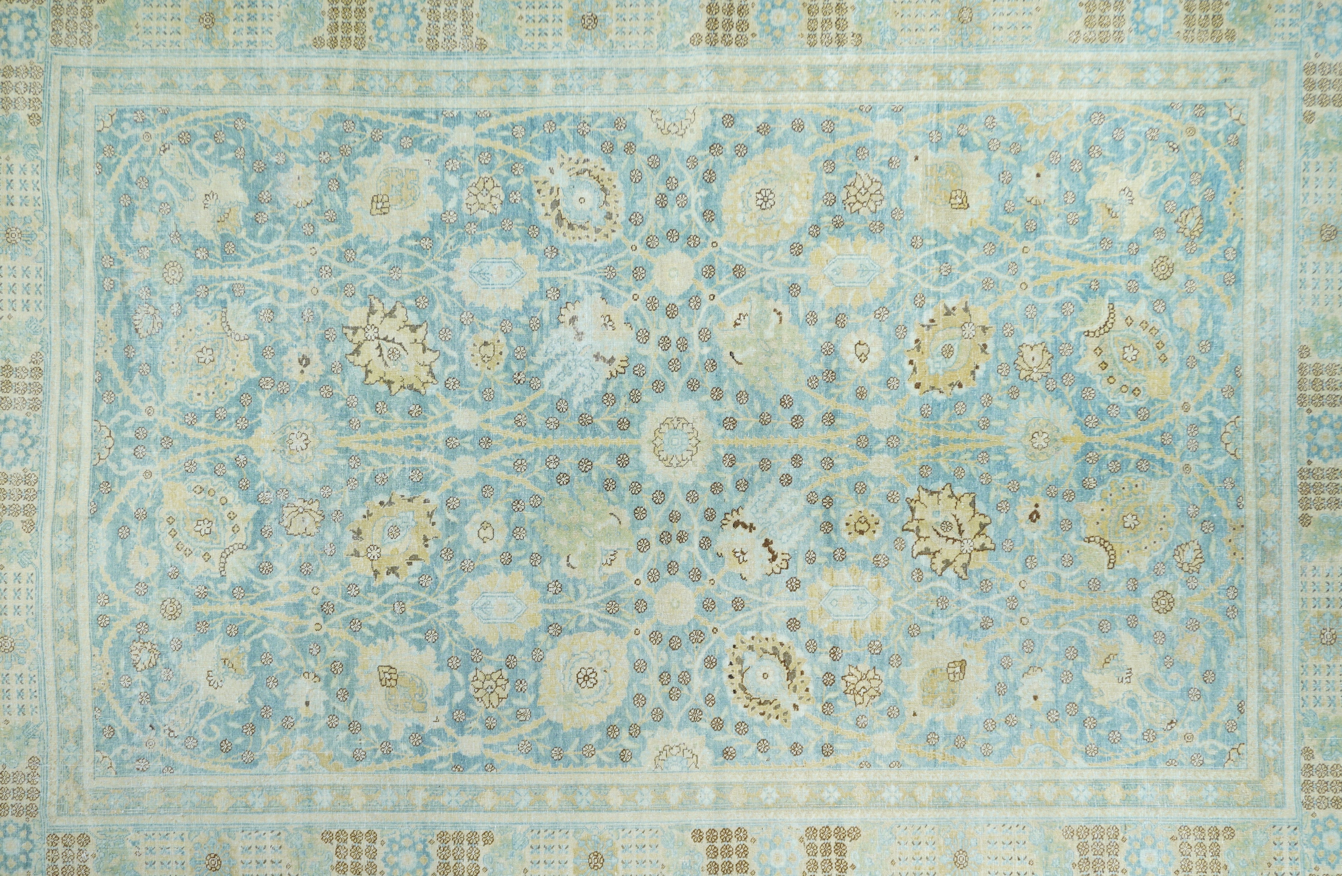 Vintage  Tabriz Rug 6'8'' x 9'7''