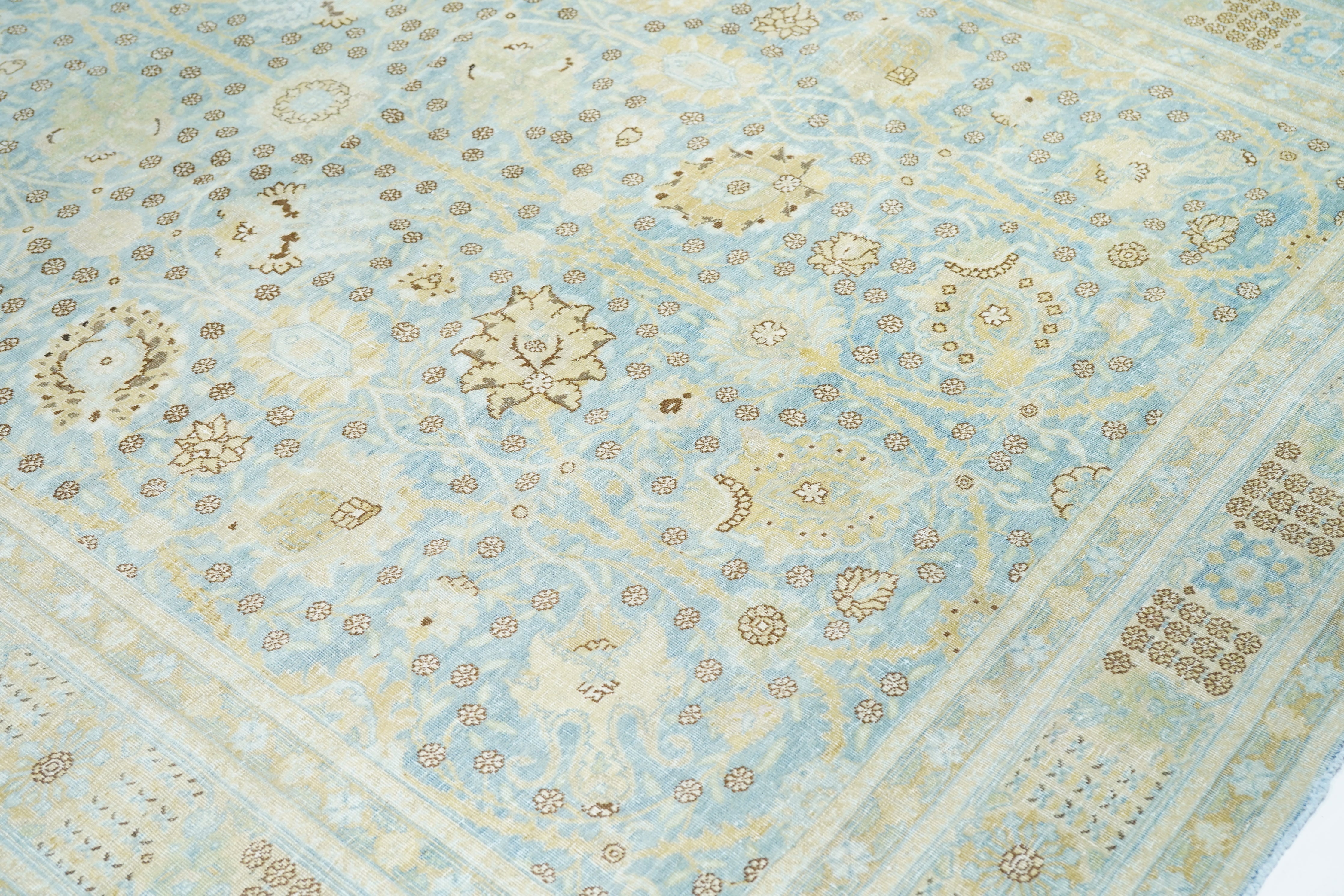 Vintage  Tabriz Rug 6'8'' x 9'7''