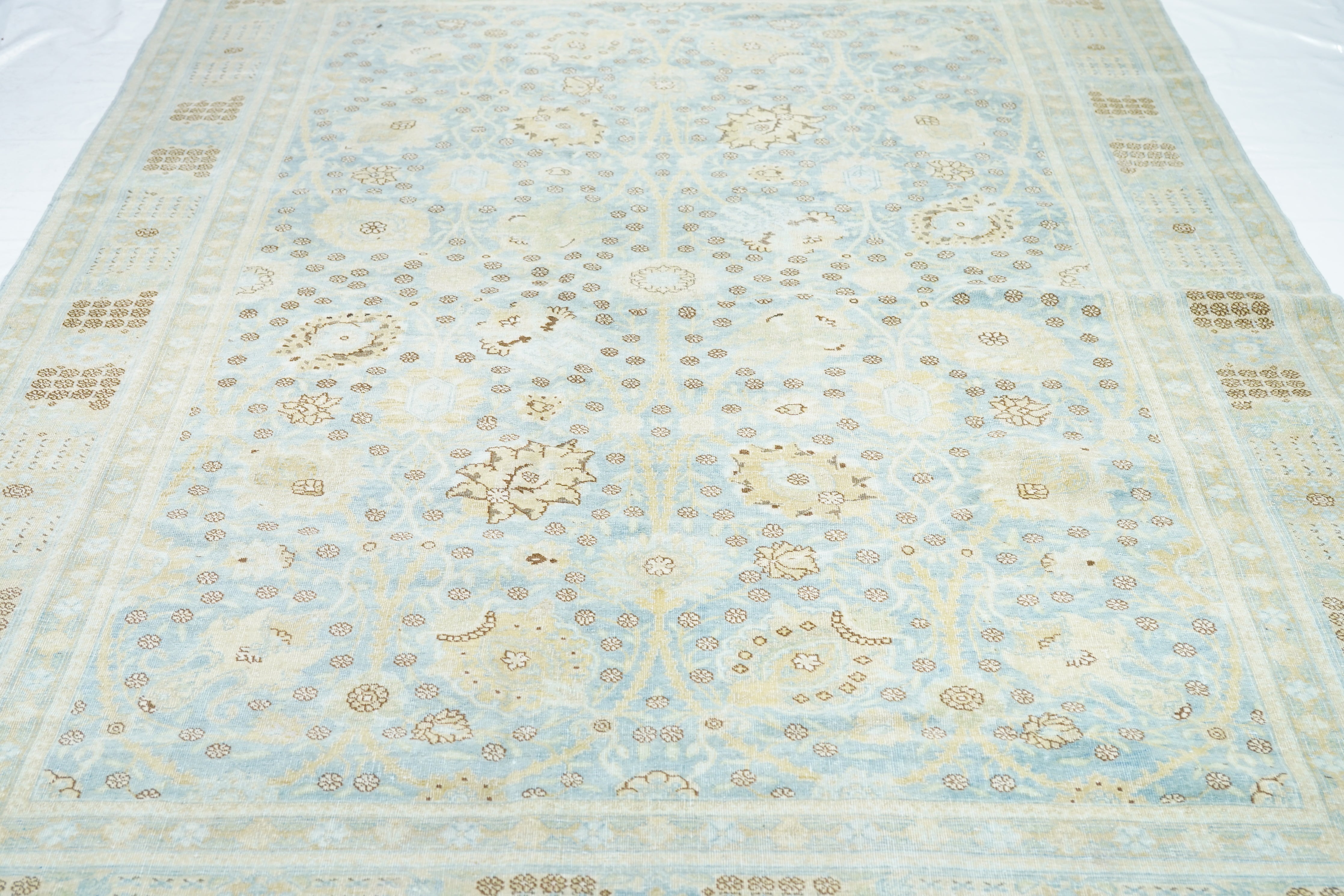 Vintage  Tabriz Rug 6'8'' x 9'7''