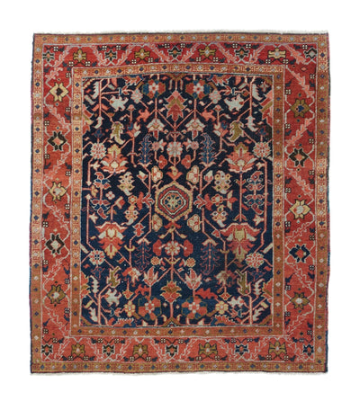 Antique Serapi Rug 4'3'' x 5'0