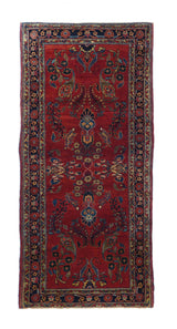 Antique Sarouk Rug 2'10'' x 6'4''