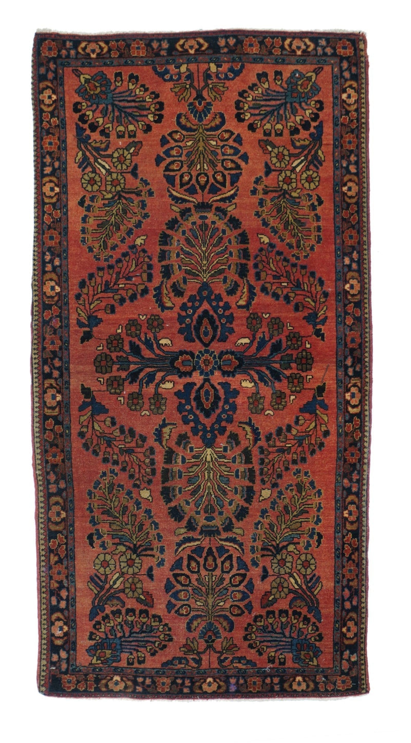Antique Sarouk Rug 2'6'' x 5'0