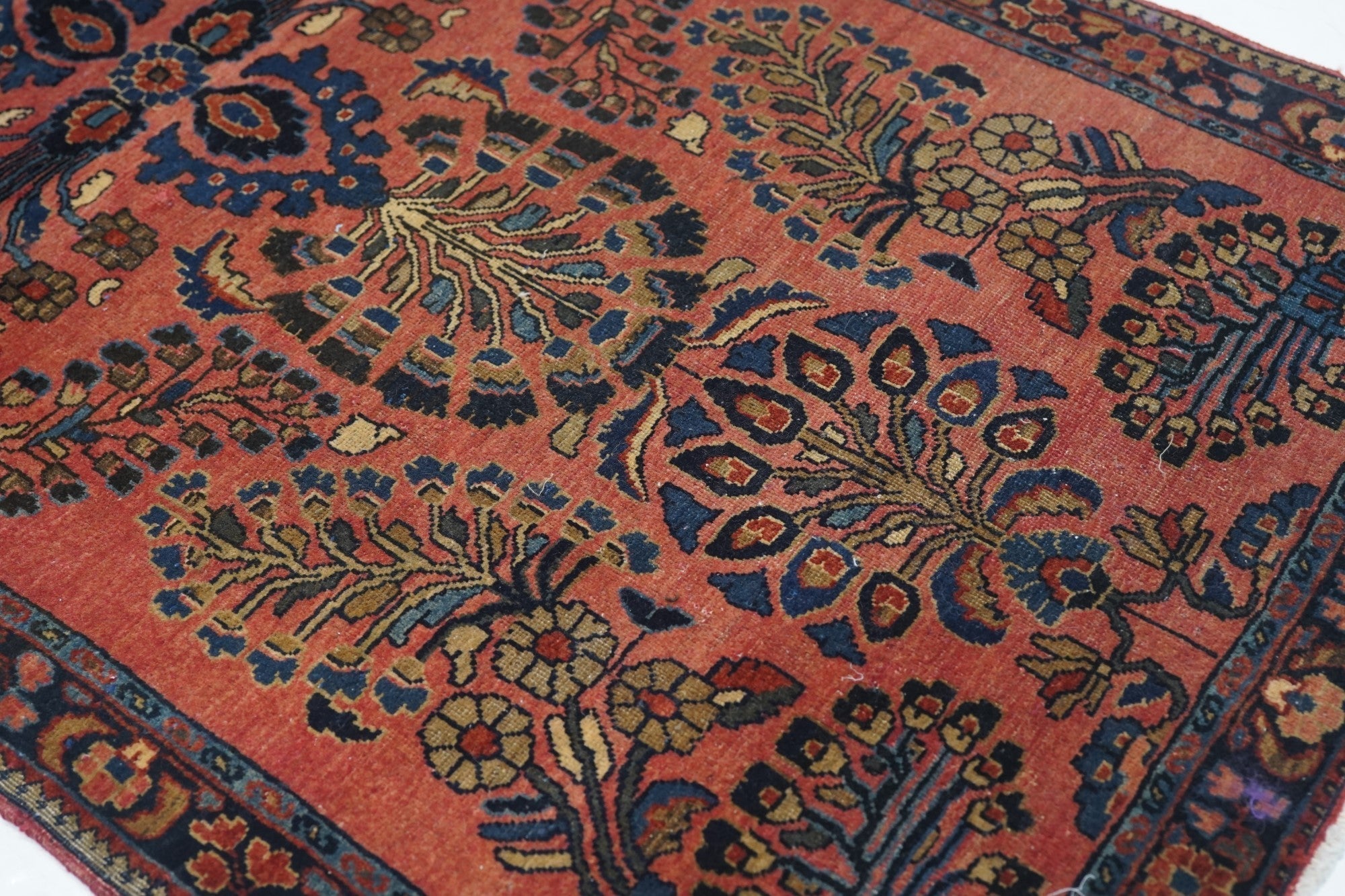 Antique Sarouk Rug 2'6'' x 5'0"