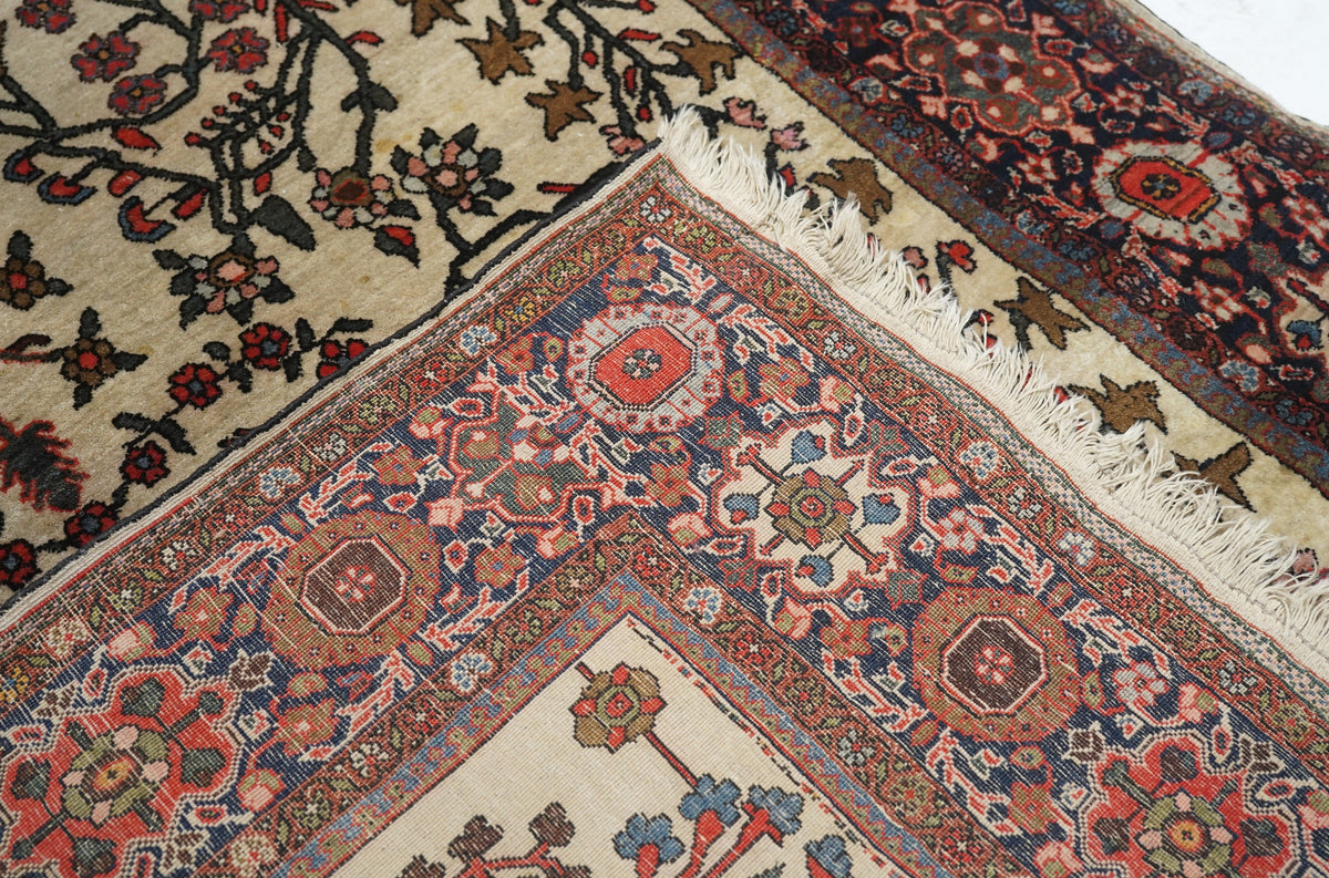 Antique Sarouk Rug 4'3'' x 6'5''