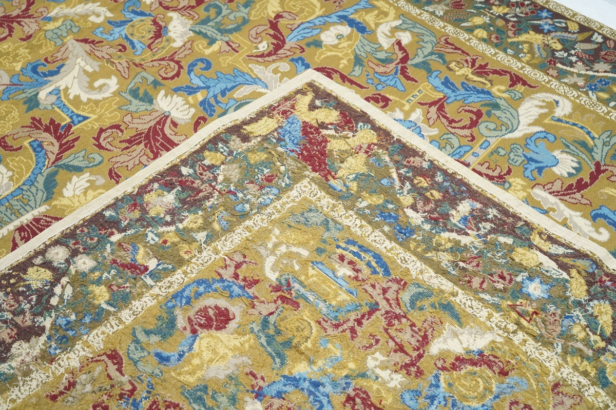 French Aubusson Design Rug 9' x 12'