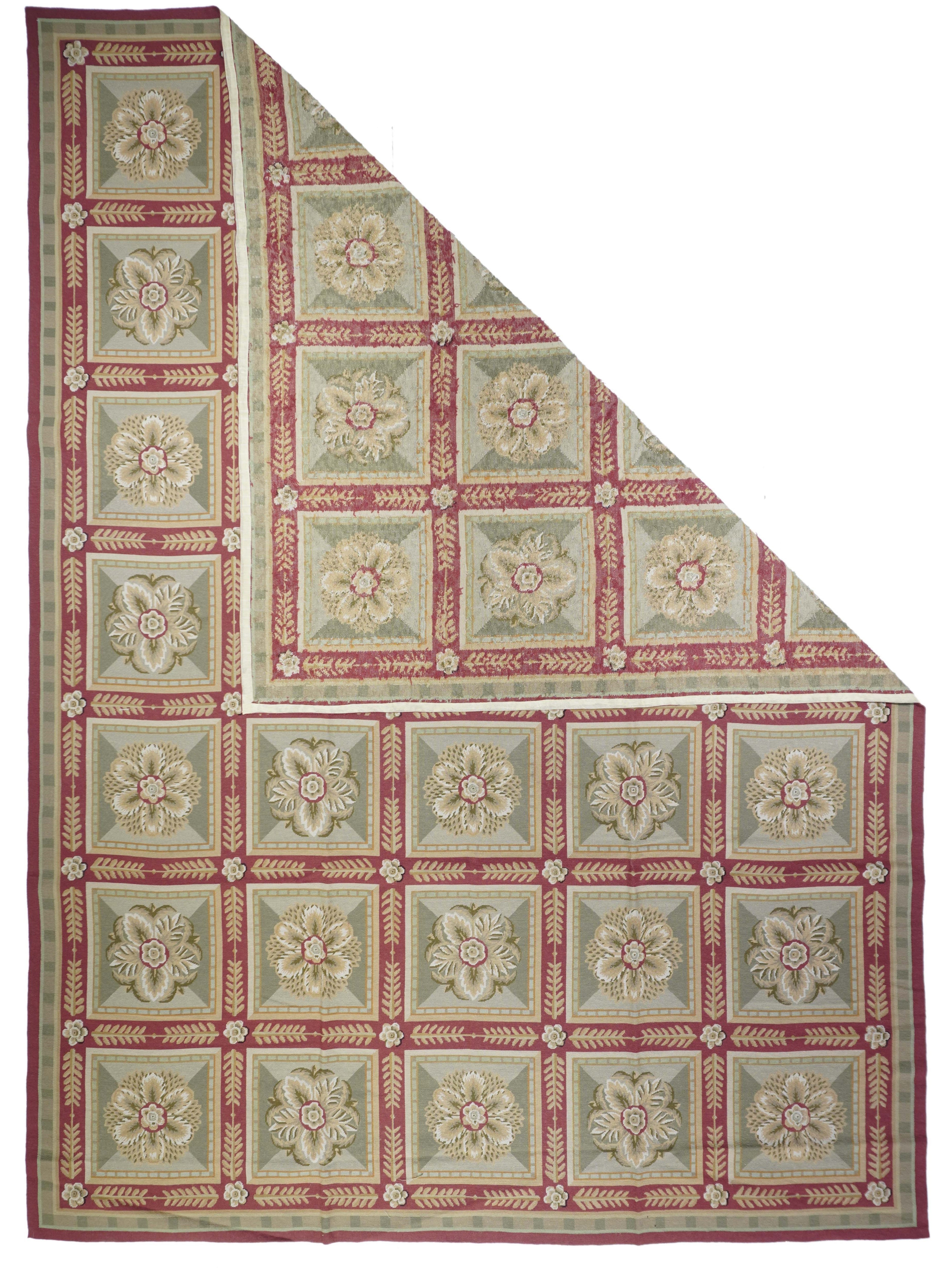 French Aubusson Design Rug 9'0" x 12'0"