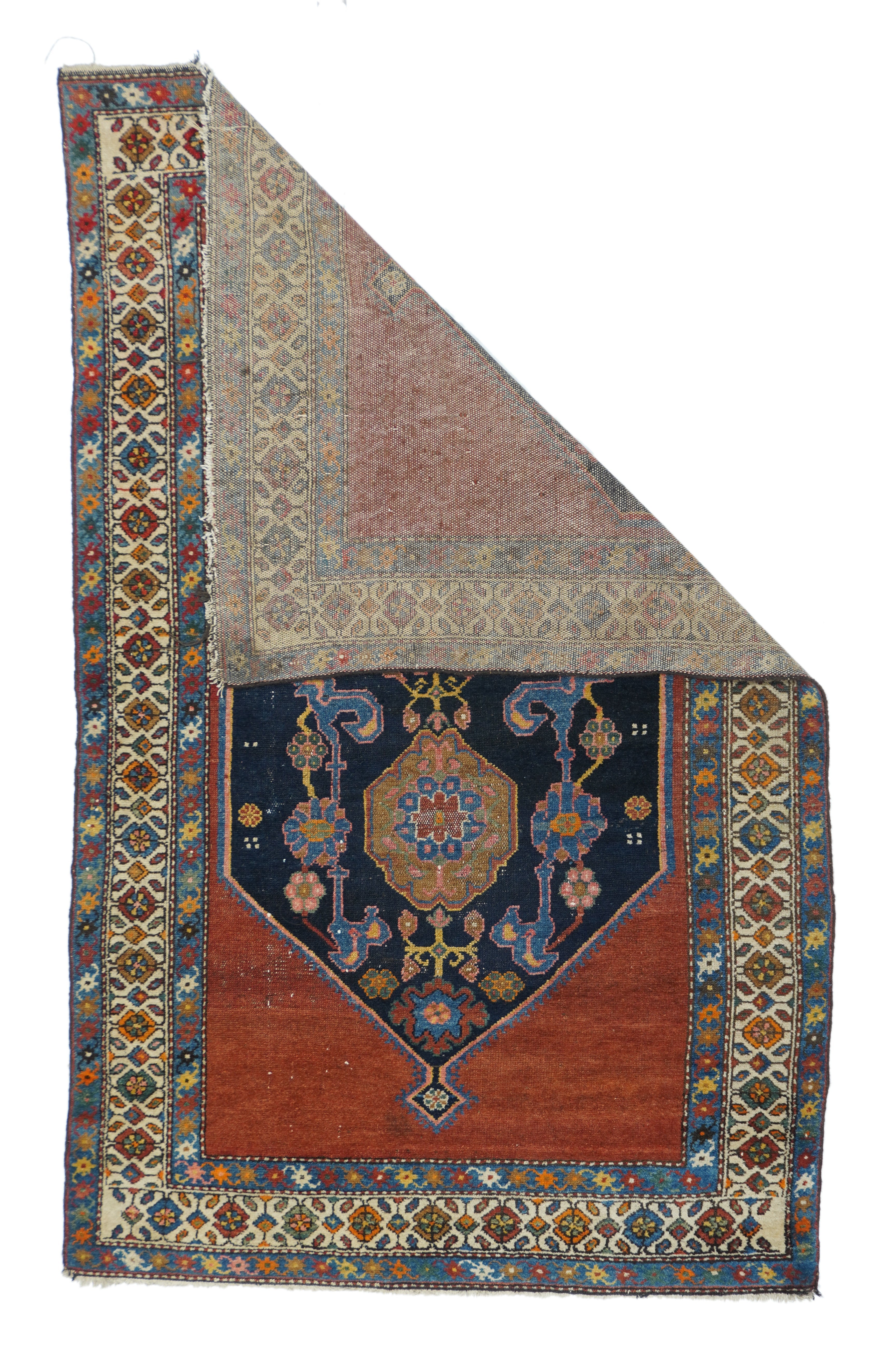 Antique Hamadan Rug 4'1'' x 5'7''