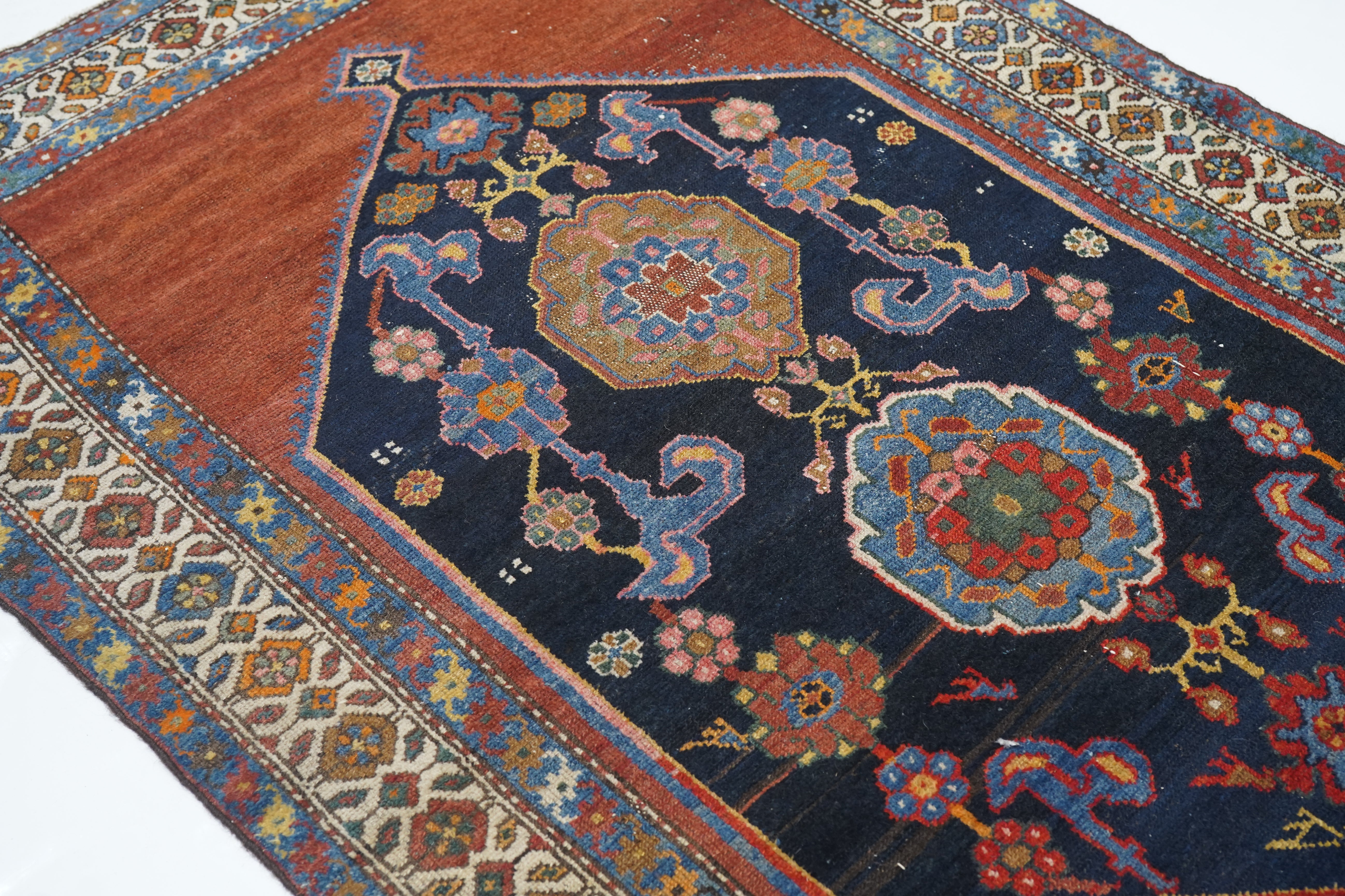 Antique Hamadan Rug 4'1'' x 5'7''