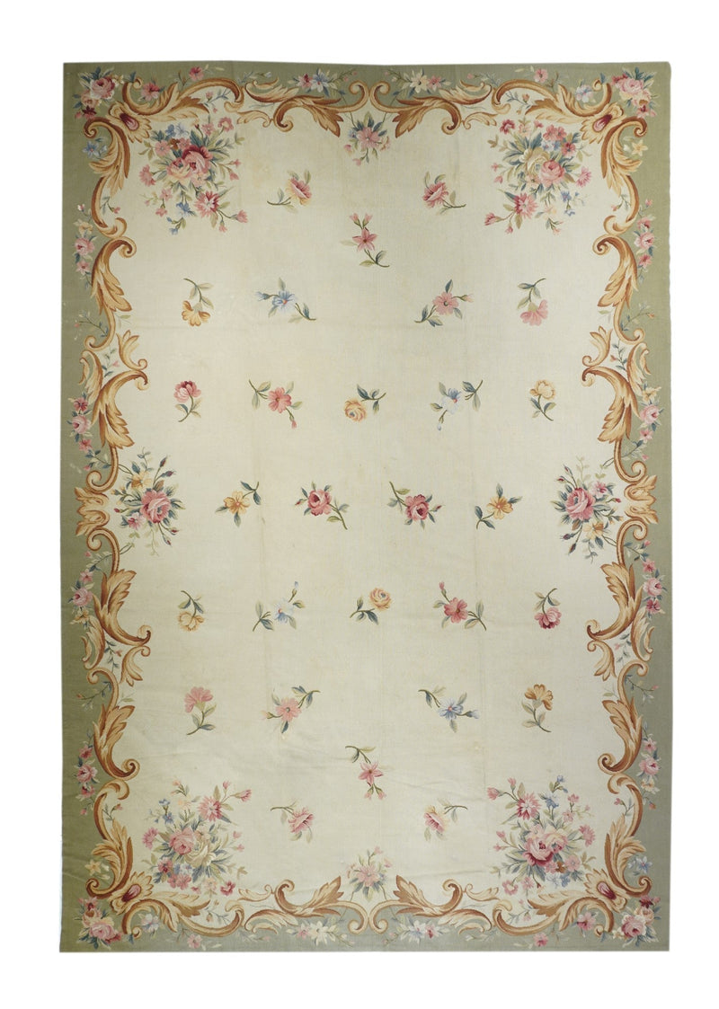 French Aubusson Design Rug 9'6'' x 13'8''