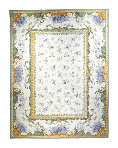 French Aubusson Design Rug 9'0