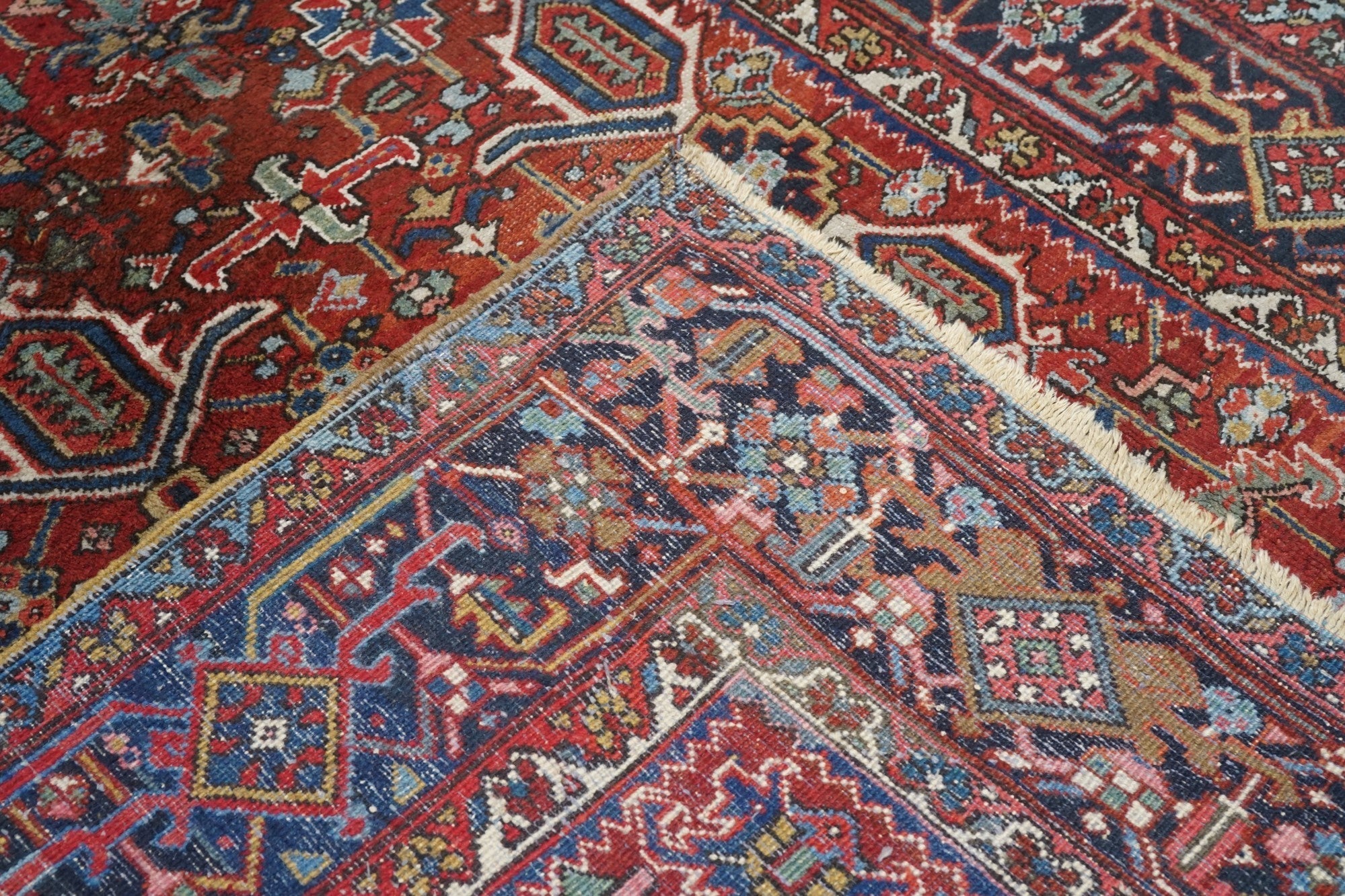 Vintage Heriz Rug 7'5'' x 10'6''