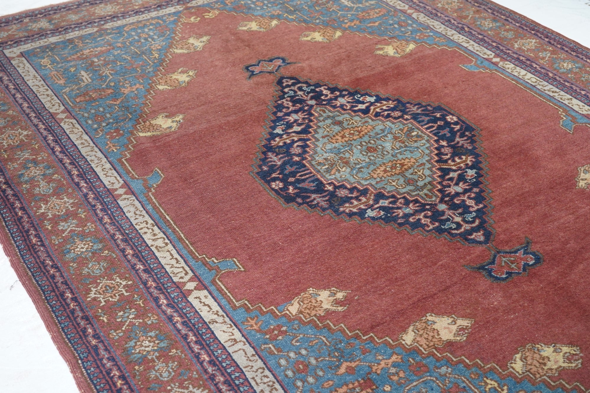 Antique Turkish (Serapi/Bakhshayesh Design) Rug 7'0" x 10'0"