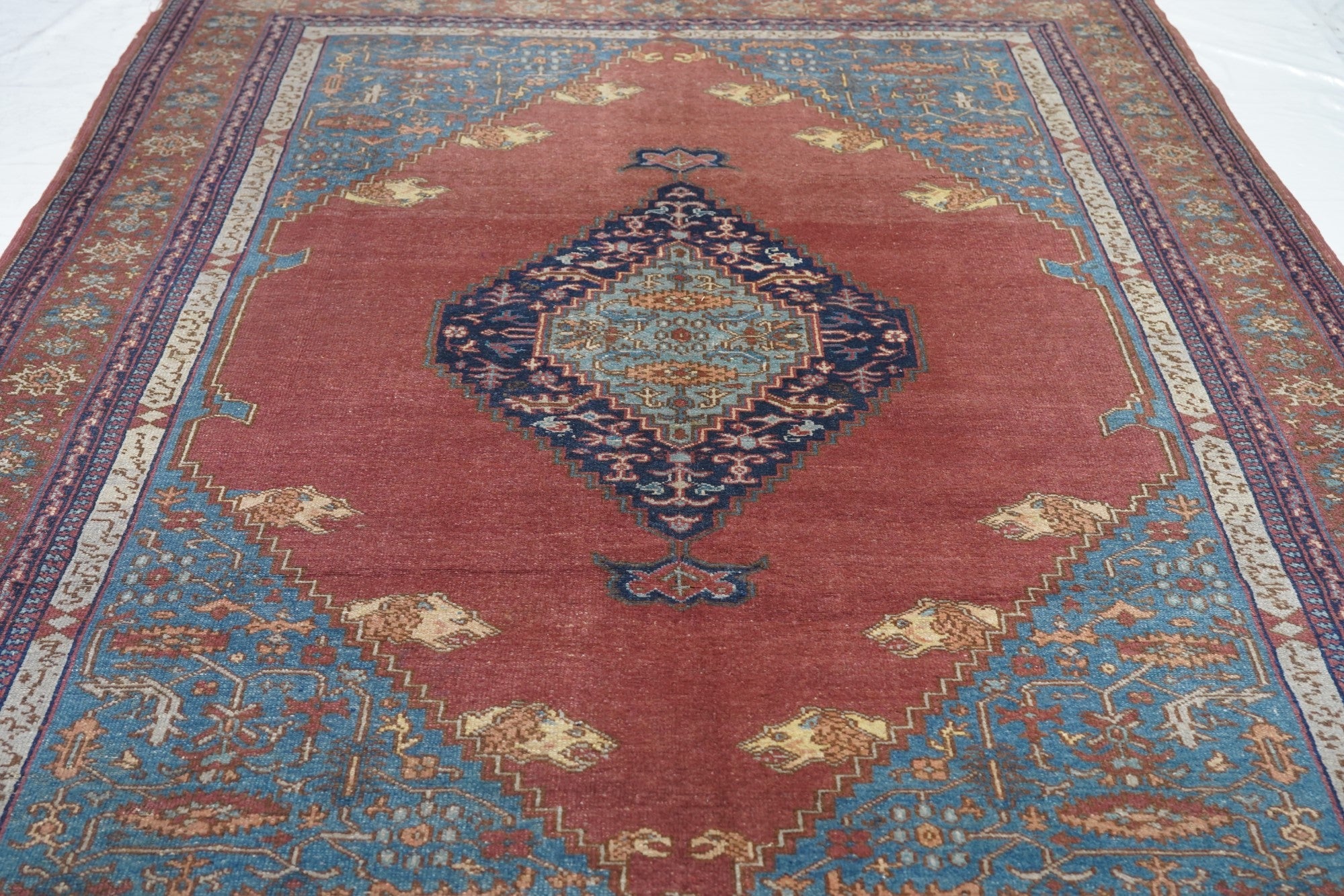 Antique Turkish (Serapi/Bakhshayesh Design) Rug 7'0" x 10'0"