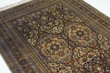 Silk Turkish Hereke Rug 4'5'' x 6'0"