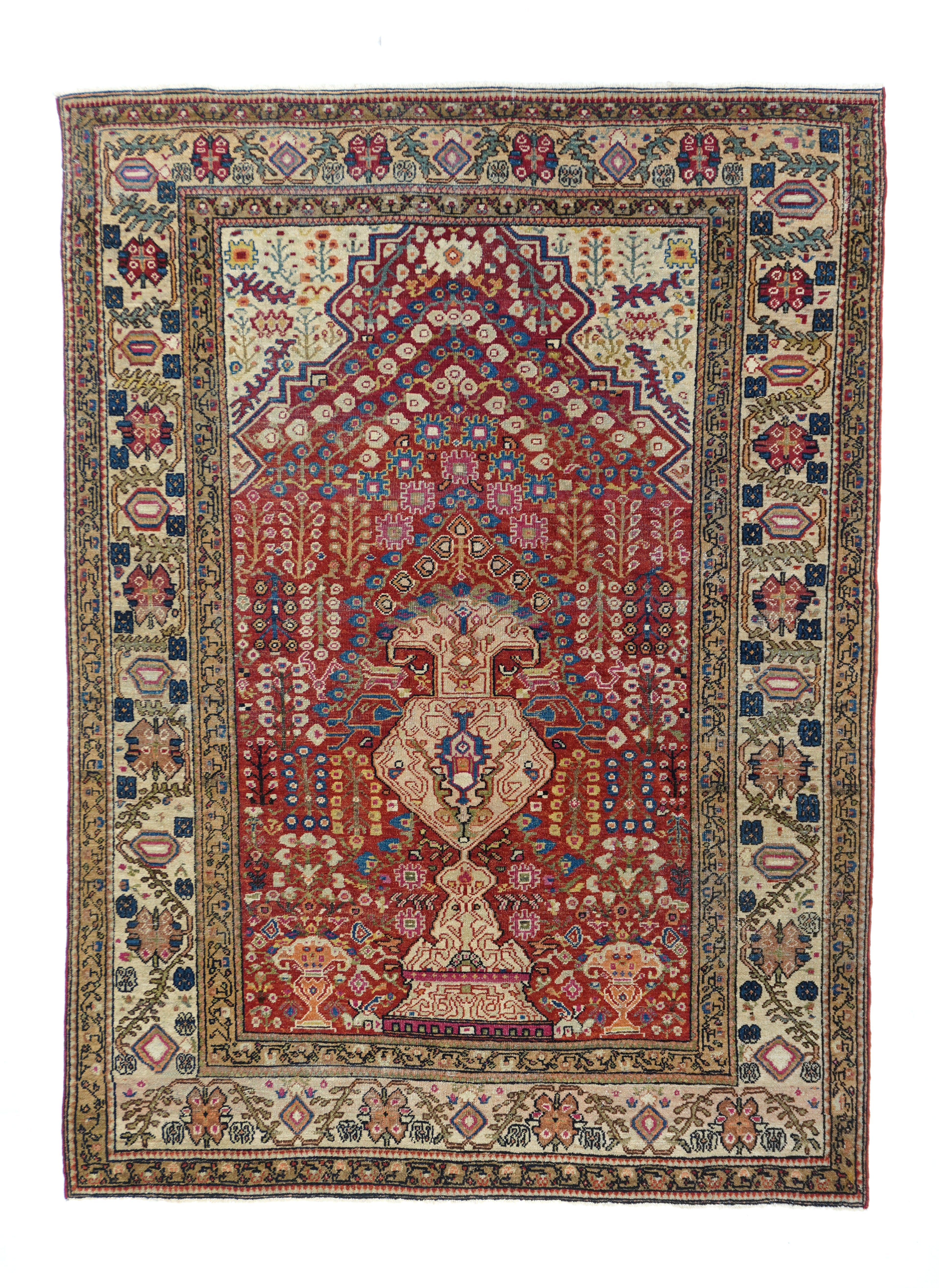 Antique Persian Farahan 4'9'' x 6'7''