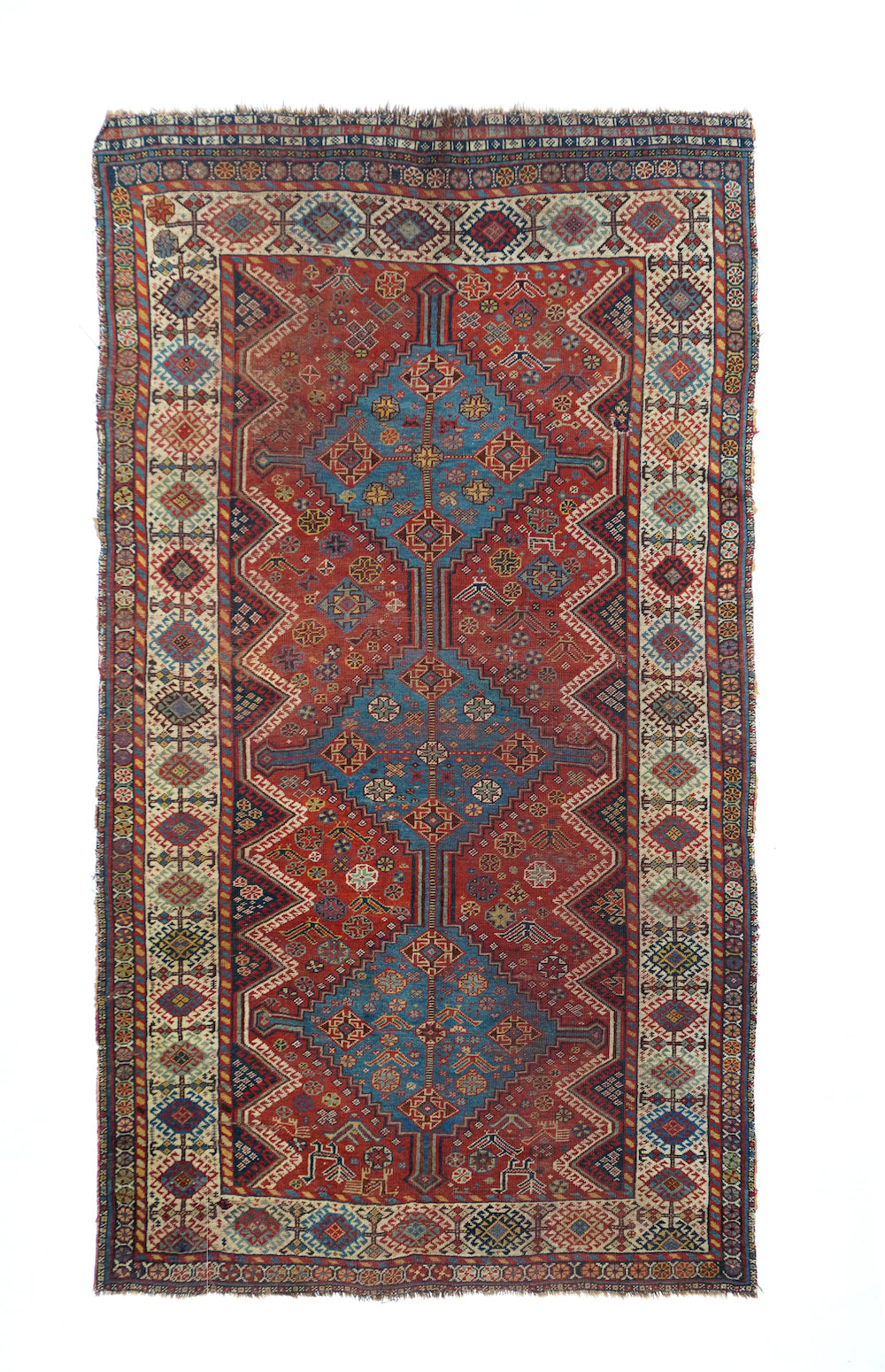 Antique Qashqai Rug 4'5'' x 7'7''