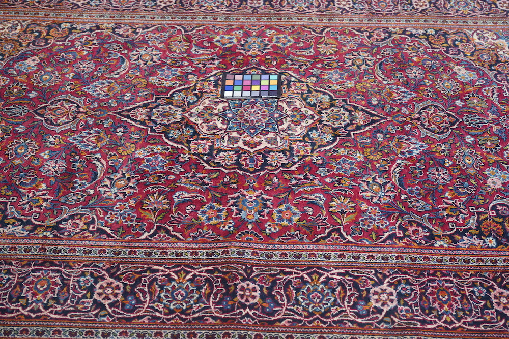 Vintage  Kashan Rug 4'4'' x 6'8''