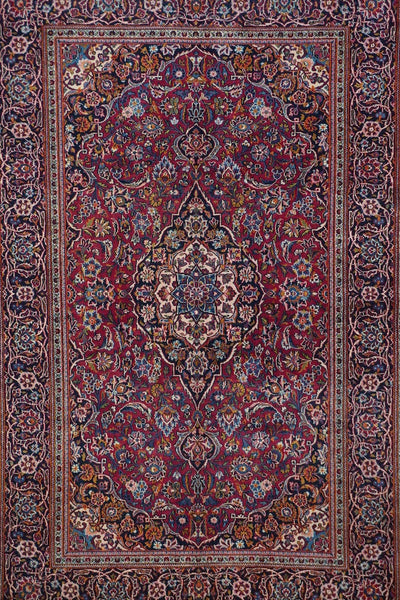 Vintage  Kashan Rug 4'4'' x 6'8''