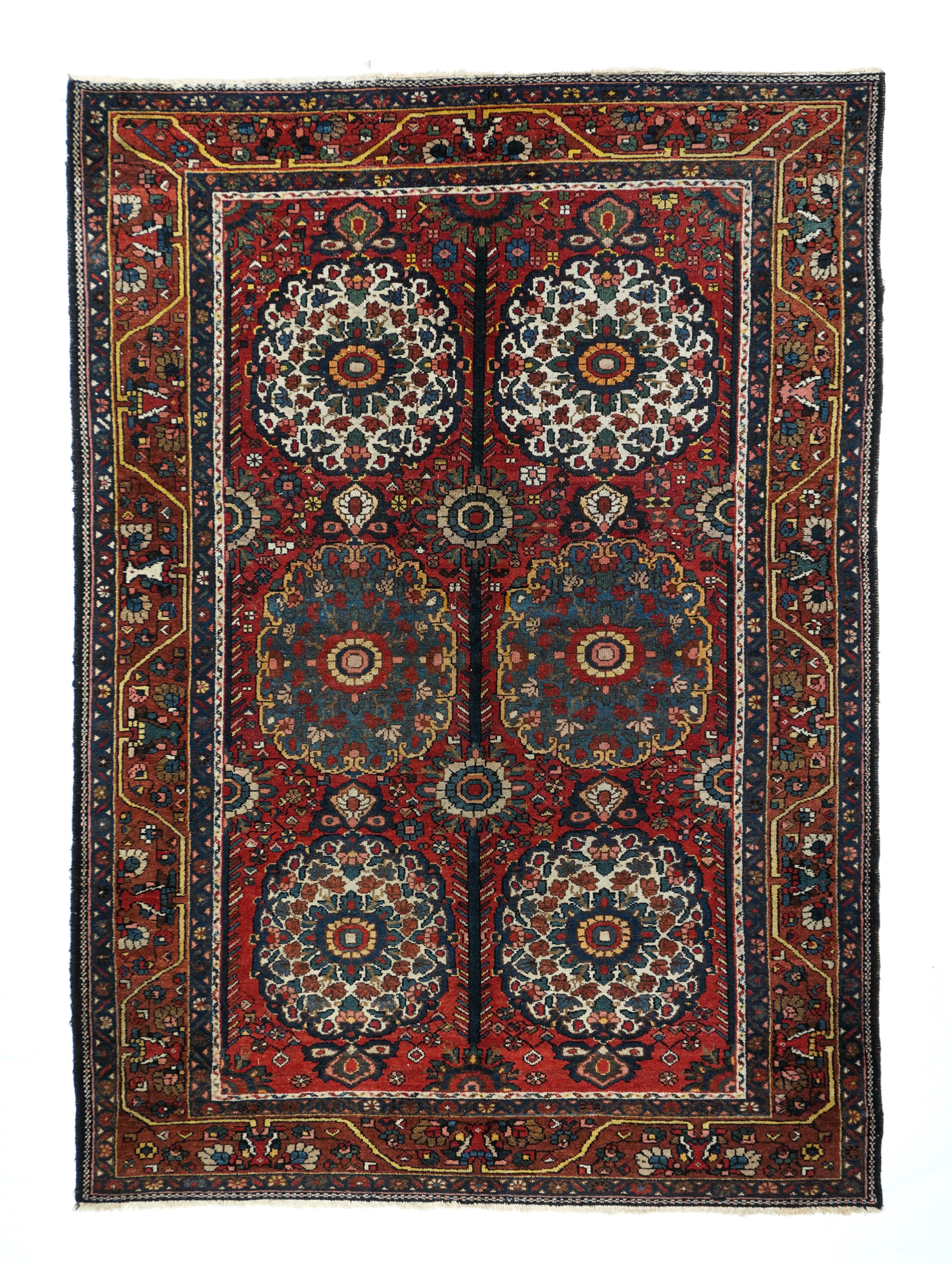 Vintage  Bakhtiari Rug 5' 4'' x 7' 5''