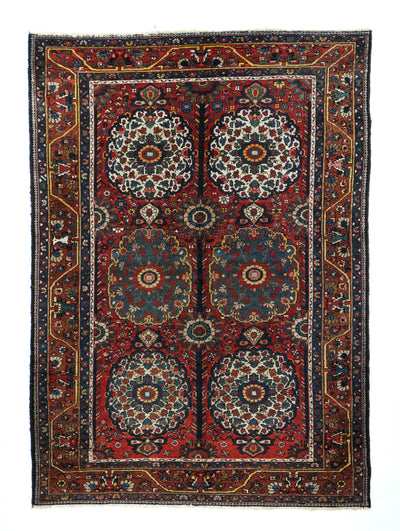 Vintage  Bakhtiari Rug 5' 4'' x 7' 5''