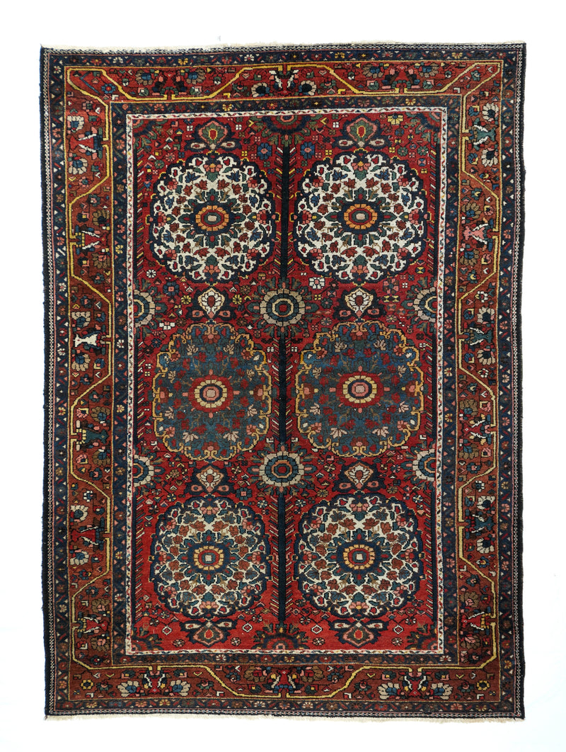 Vintage  Bakhtiari Rug 5' 4'' x 7' 5''