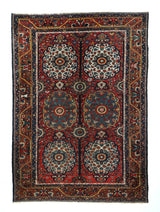 Vintage  Bakhtiari Rug 5' 4'' x 7' 5''