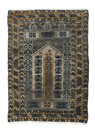 Vintage Baluch Rug 3'3'' x 4'8''