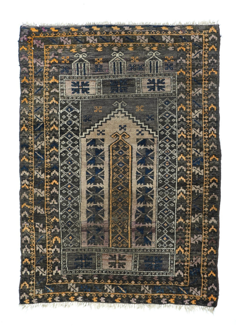 Vintage Baluch Rug 3'3'' x 4'8''