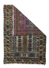 Vintage Baluch Rug 3'3'' x 4'8''