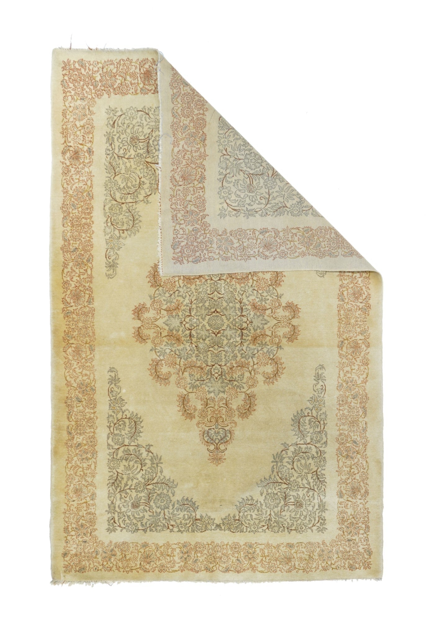 Vintage Kashan Rug 4'3'' x 7'3''