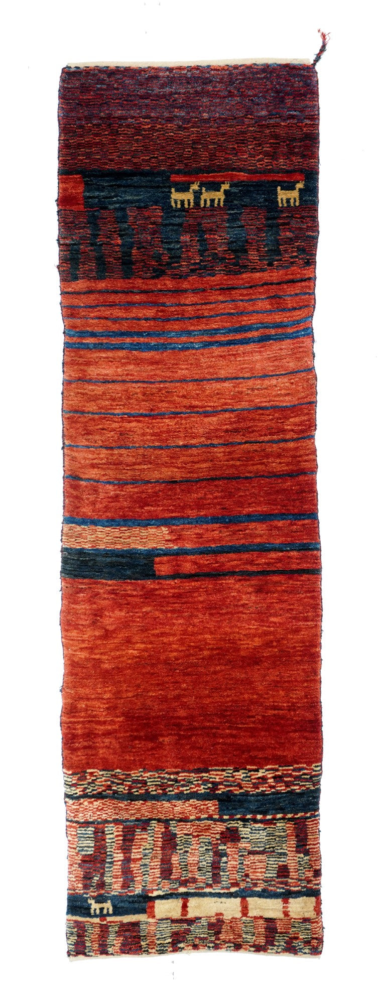 Vintage Gabbeh Runner 2'7'' x 9'9''