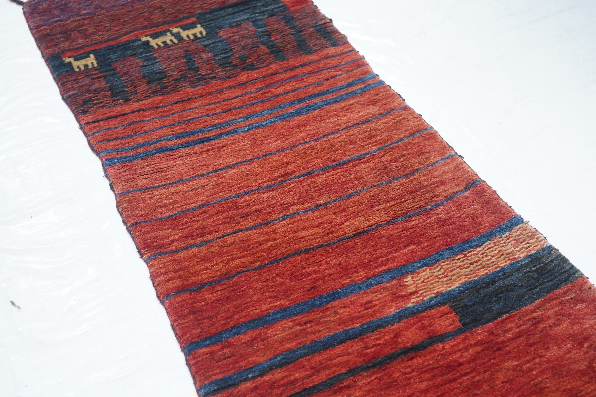 Vintage Gabbeh Runner 2'7'' x 9'9''
