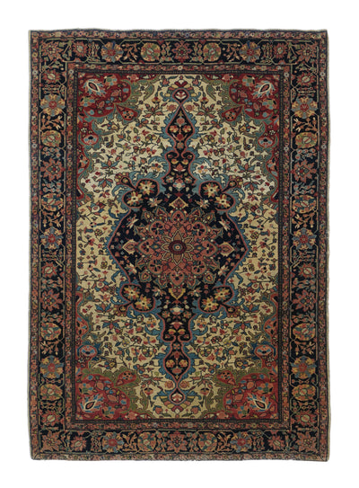 Antique Farahan Sarouk Rug 3'4'' x 4'10''
