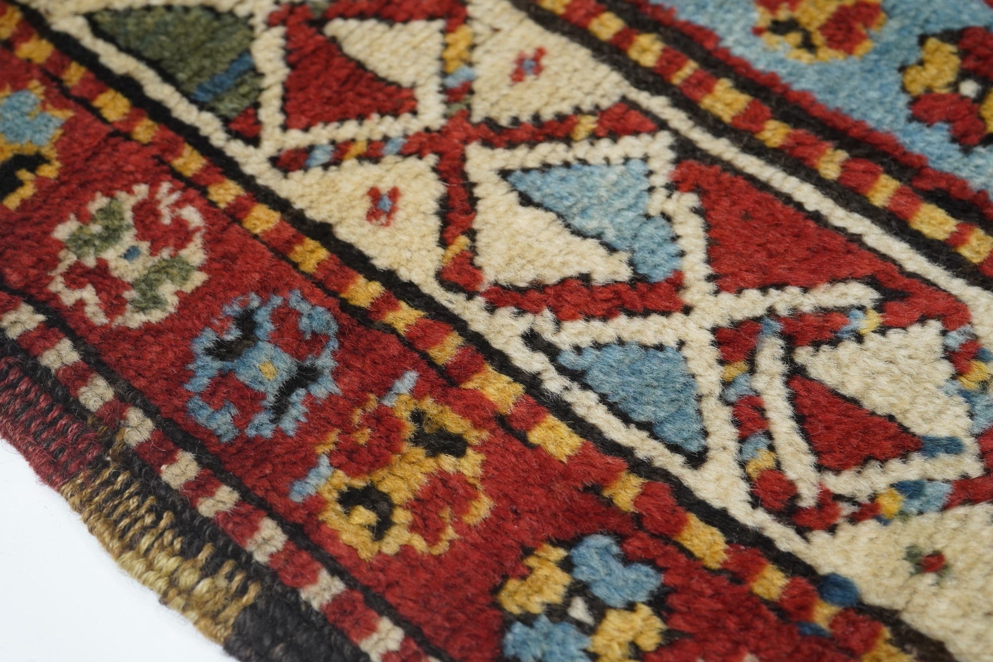 Antique Caucasian Kazak Rug 4'0'' x 5'10''