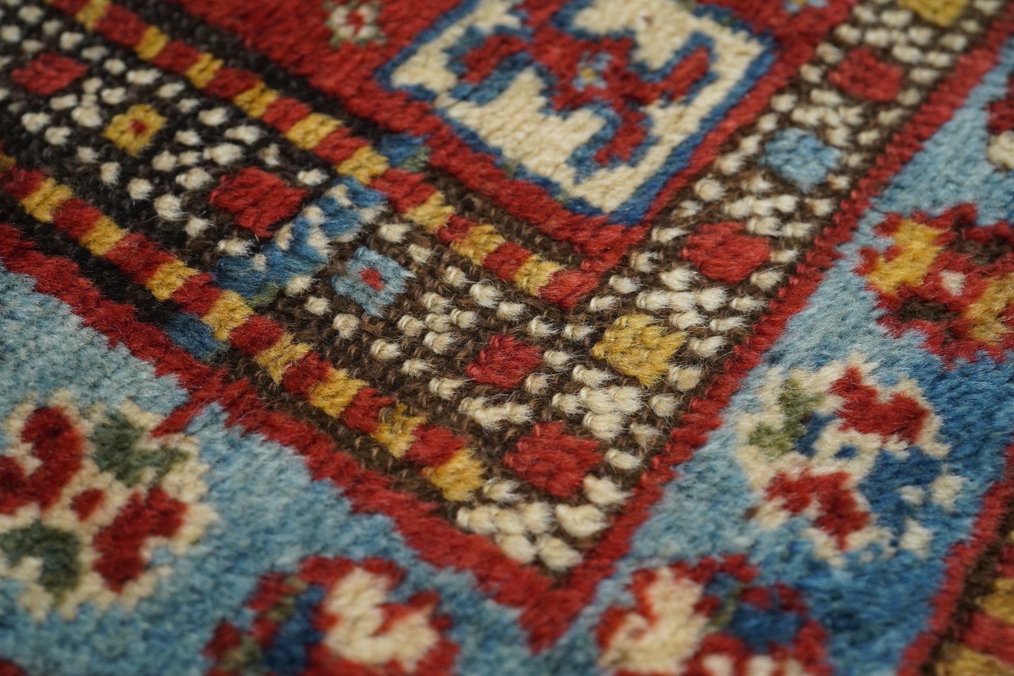 Antique Caucasian Kazak Rug 4'0'' x 5'10''