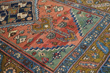 Antique  Heriz Rug 3'9'' x 5'1''