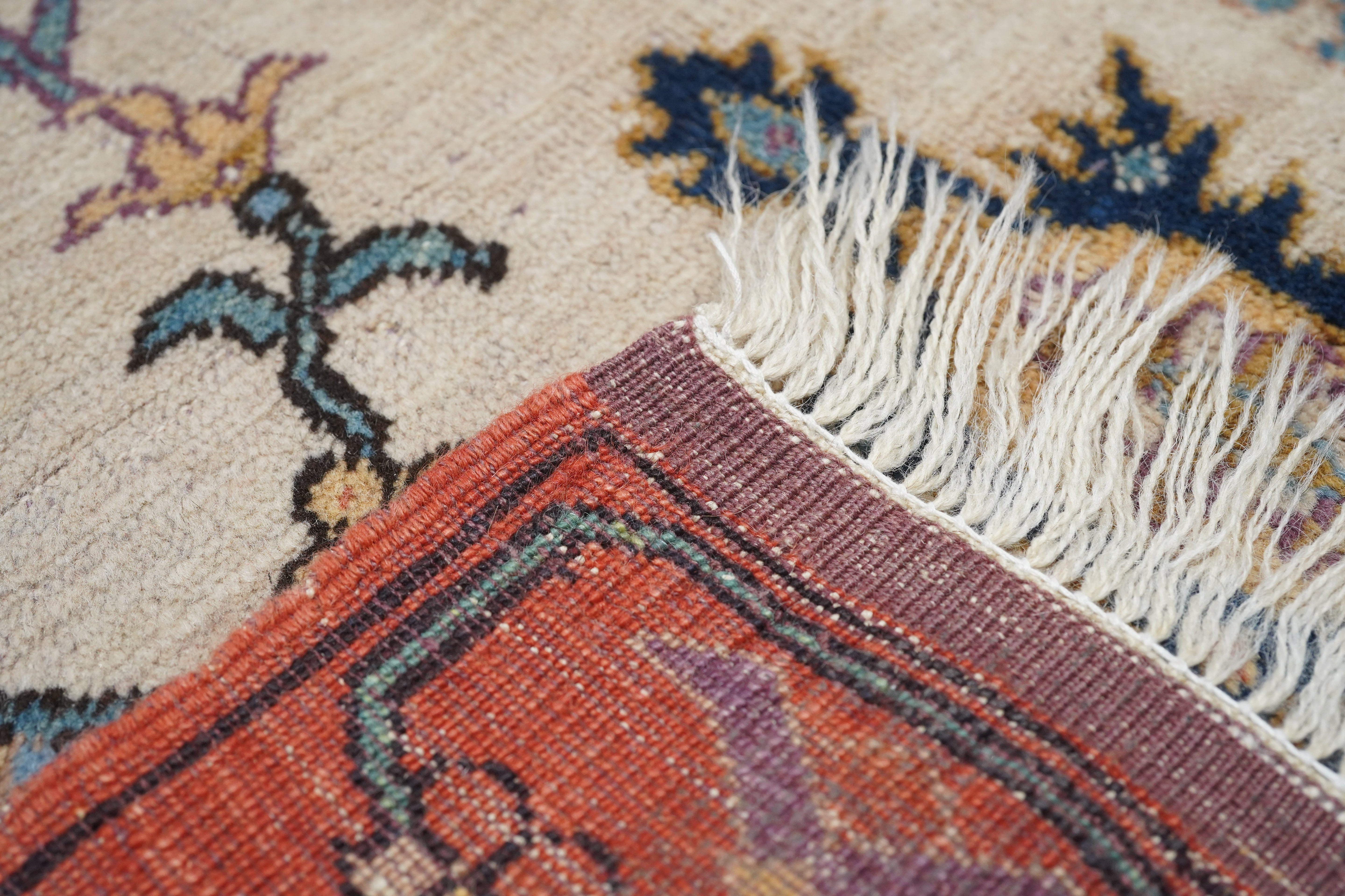 Vintage Turkish Area Rug 9'0" x 10'8"