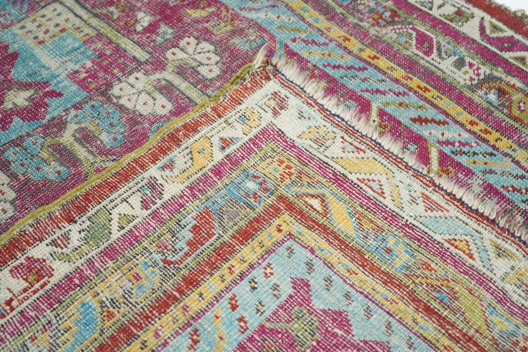 Antique Caucasian Karabagh Rug 3'6'' x 5'7''