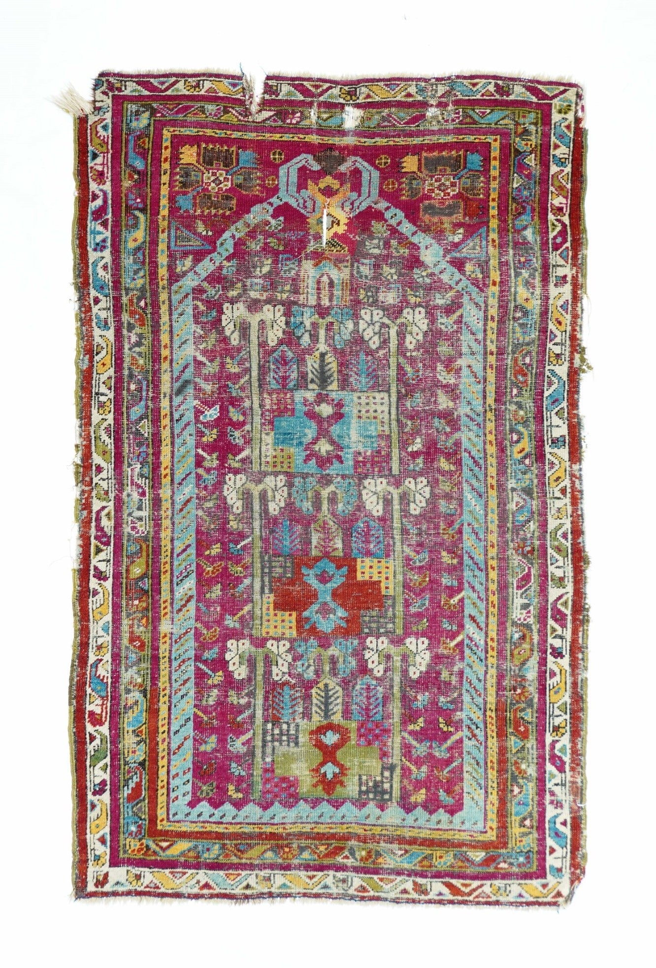 Antique Caucasian Karabagh Rug 3'6'' x 5'7''