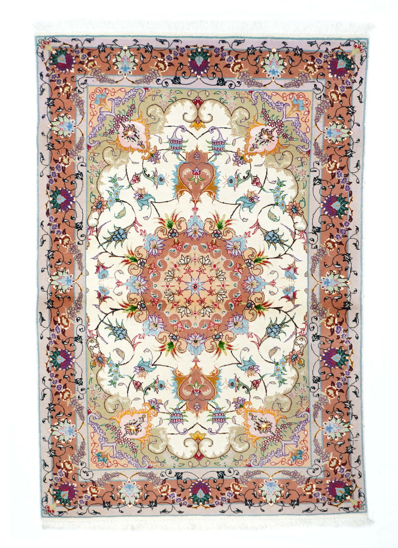 Extremely Fine Vintage  Tabriz Rug 3' 3