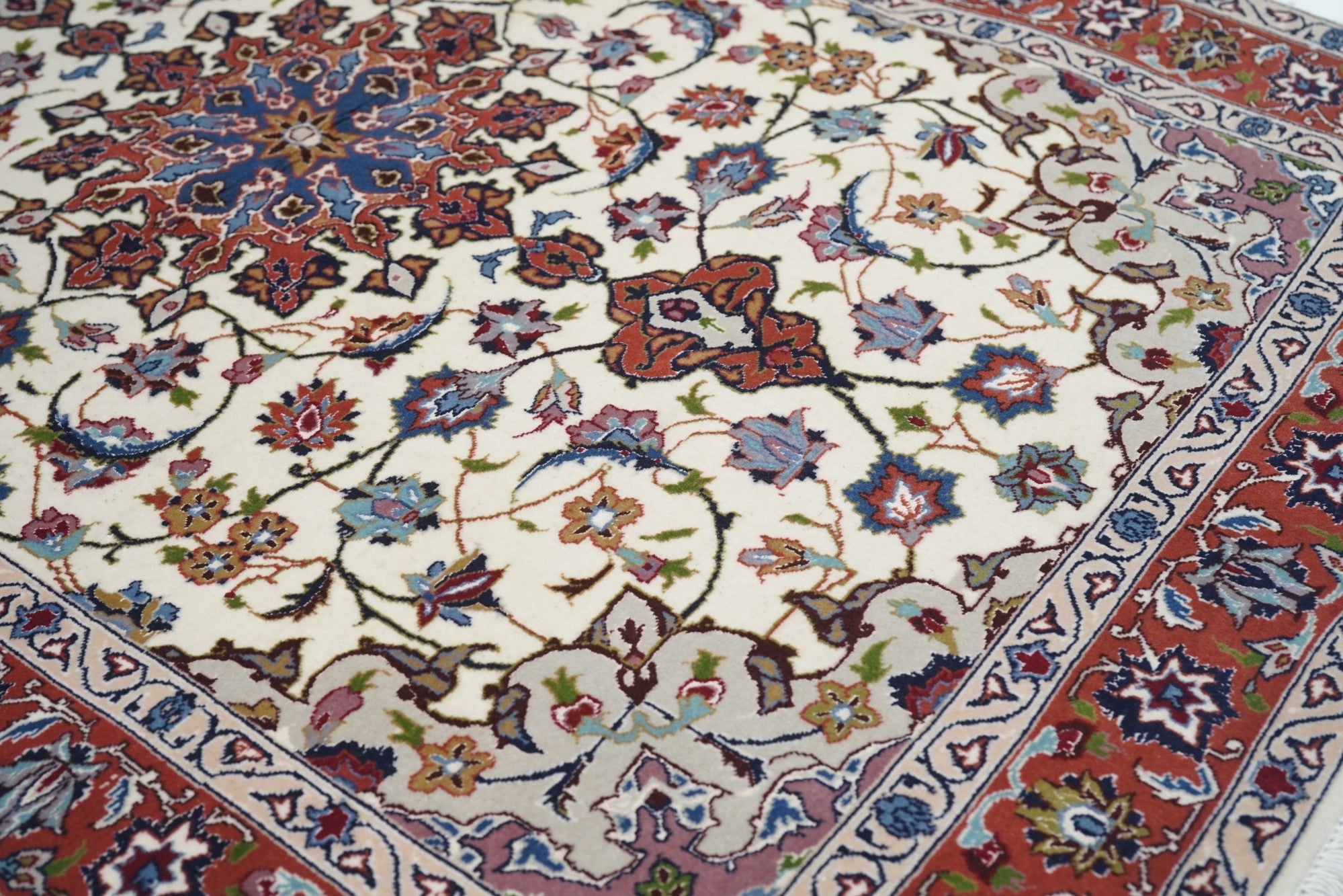 Vintage Extremely Fine Tabriz Rug 3'5'' x 5'2''