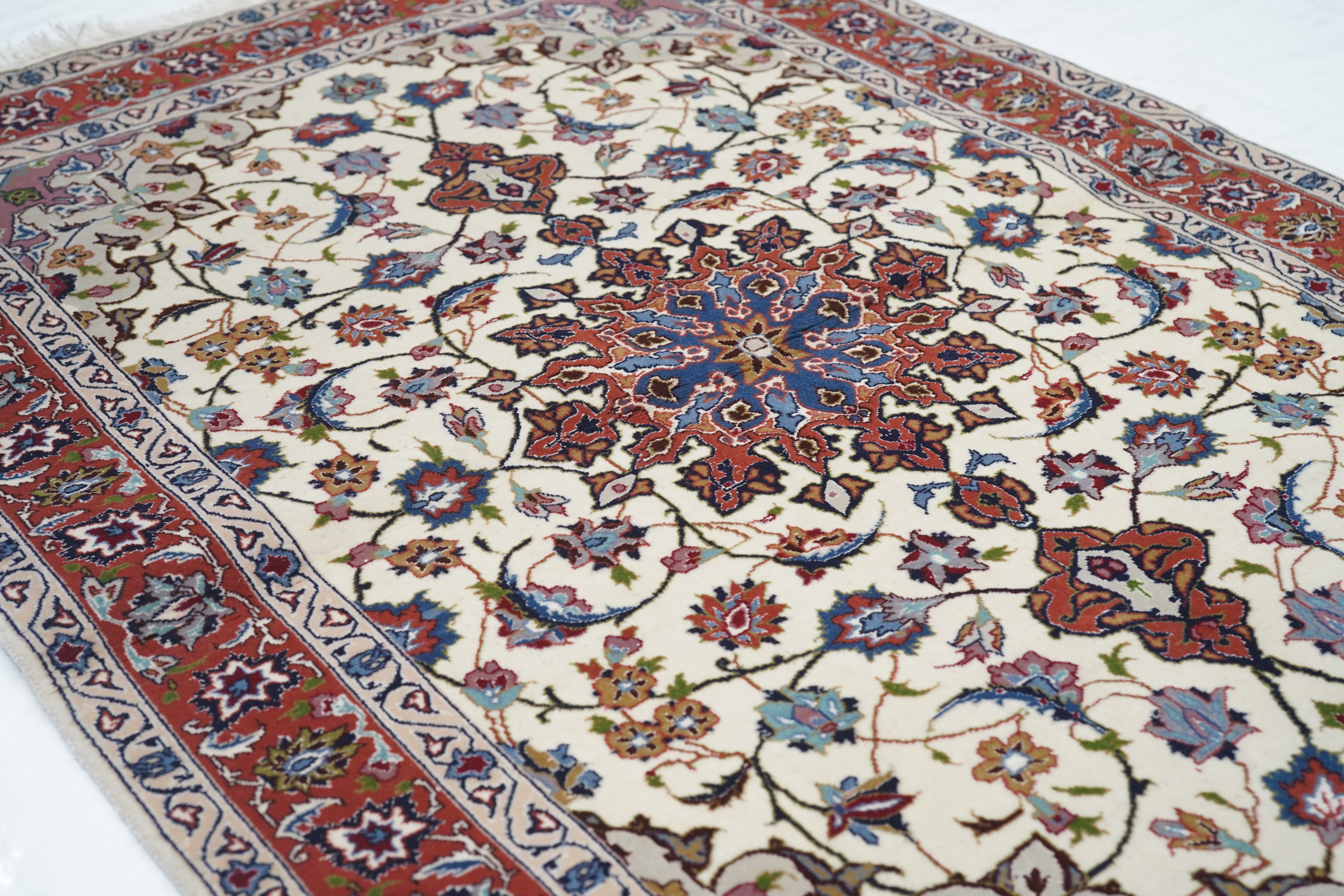 Vintage Extremely Fine Tabriz Rug 3'5'' x 5'2''