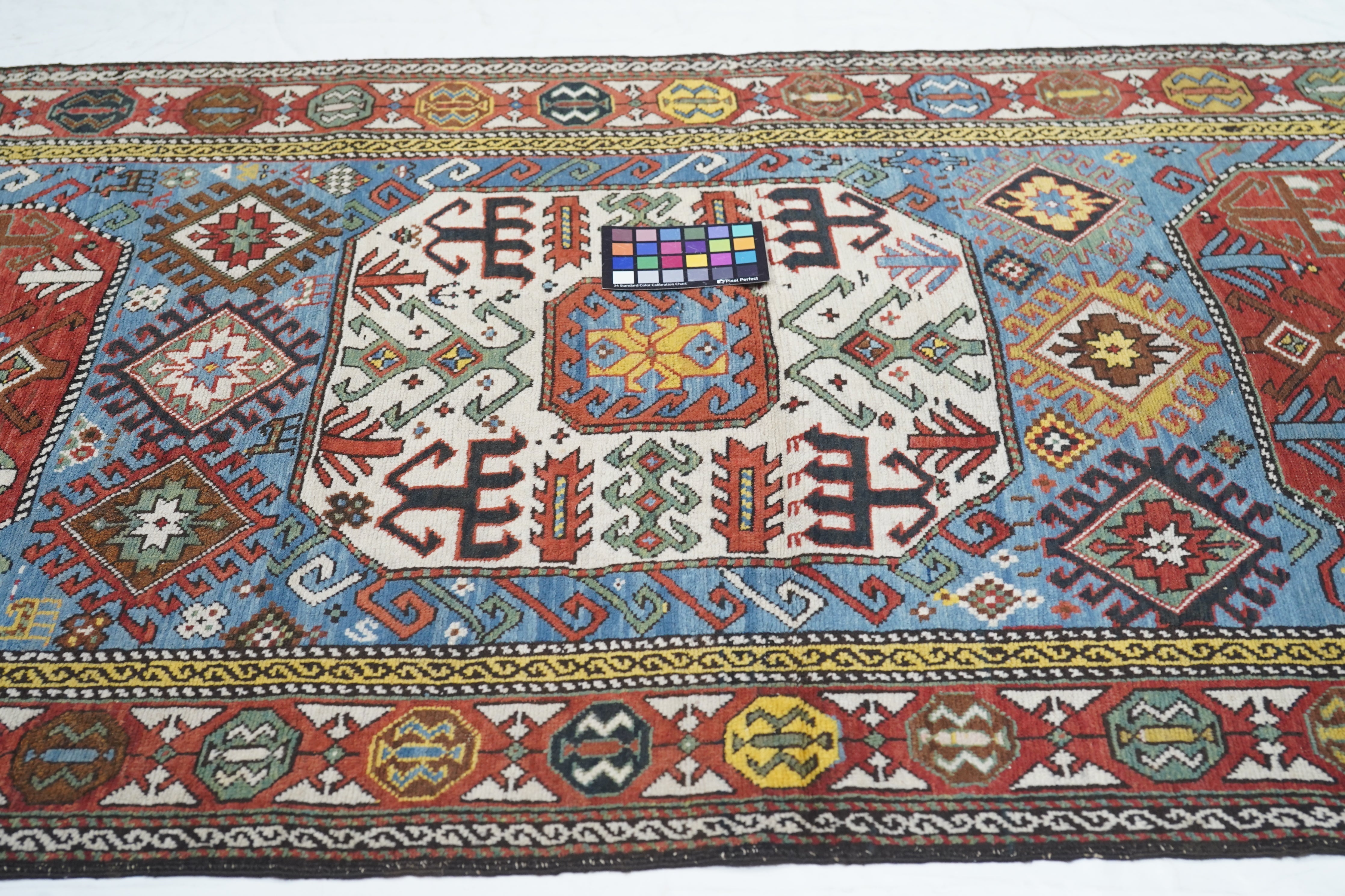 Antique Kazak Rug 3'6'' x 9'10''