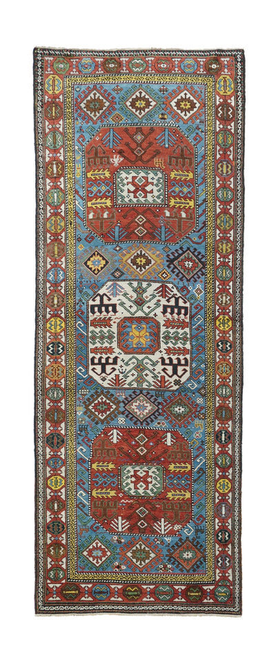 Antique Kazak Rug 3'6'' x 9'10''