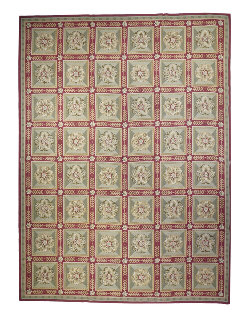 French Aubusson Design Rug 9'11'' x 13'11''