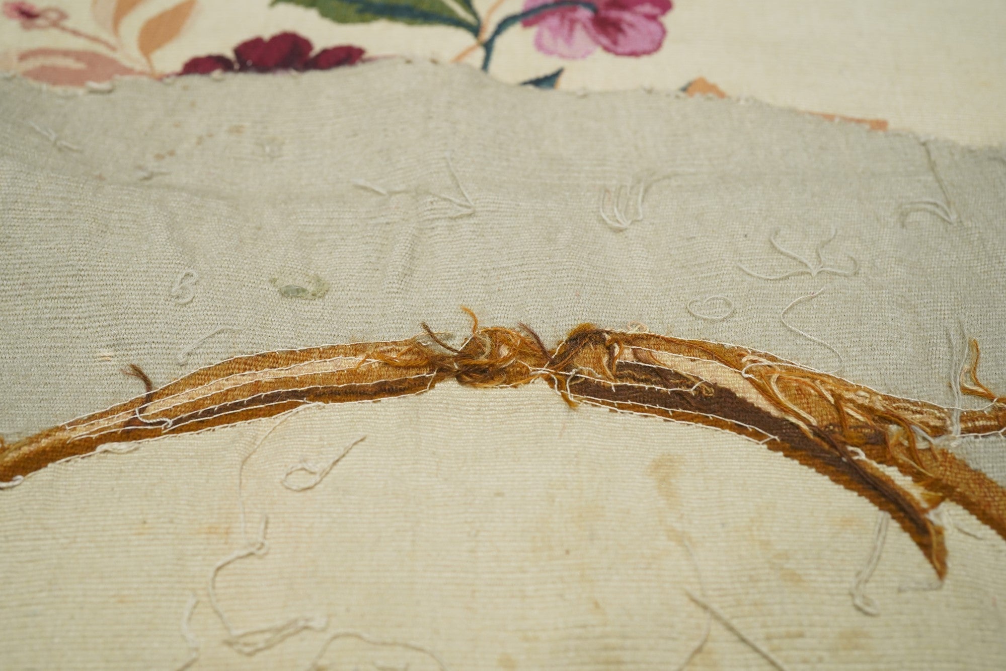 Antique Aubusson Tapestry 2'6'' x 5'0''
