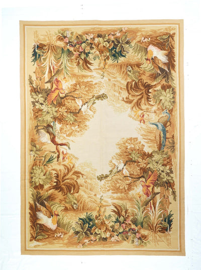French Aubusson Design Rug 6'0