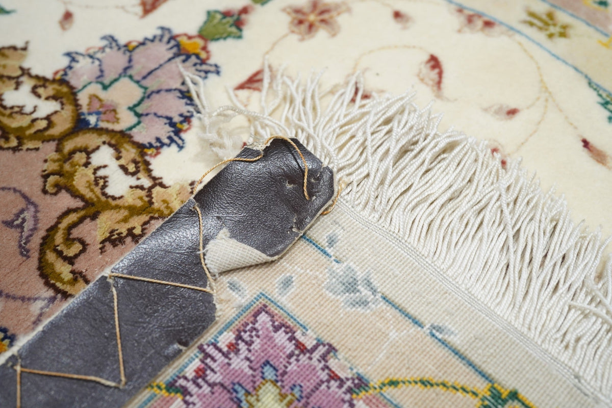 Extremely Fine Tabriz Wool & Silk Rug 3'4'' x 5'2''