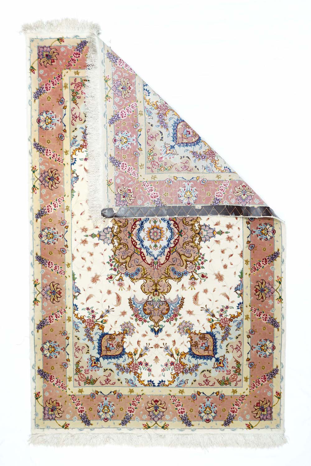 Extremely Fine Tabriz Wool & Silk Rug 3'4'' x 5'2''